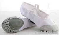 leather toe split sole ballet shoe/dance shoe