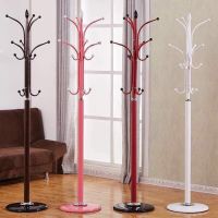 Wholesale Iron Free Standing Floor Metal Clothes Hanger Tree Coat Rack Stands