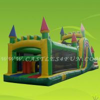 2011 hot inflatable obstacle, inflatable funcity CF-4002