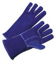 Blue Cow Split Leather Welding Glove