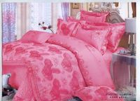 (wholesale , manufacture)jacquard  cotton  bedding set