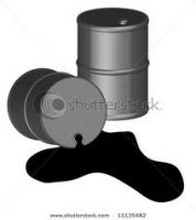crude oil , black oil