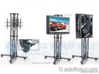 Double LCD Stand folding caster truss