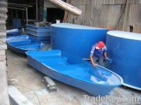 Fibreglass boat, fishing boat