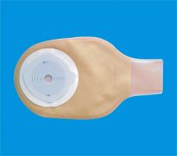 One-piece openning system colostomy bag with Hydroclloid flange