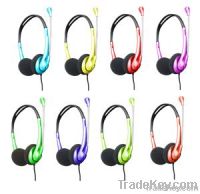 3.5mm Multimedia Stereo PC Headphone With Microphone