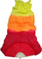 silk fan veil/dance silk fan veil/180cm silk fan veil/300cm fan veil