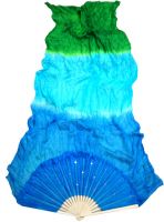 silk fan veil/dance silk fan veil/180cm silk fan veil/fan veil