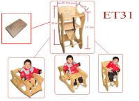 multifunction wooden baby dining chair