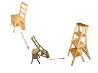 Multifunction ladder chair