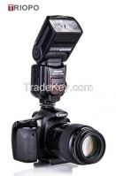 TRIOPO TR-586 dslr camera speedlite studio flash light,manufacture TTL flashgun  with slave flash for Nikon and Canon