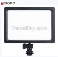 TRIOPO LED-204  high quality photo and  video  LED light for Nikon ,Canon ,Song ,pentax,olympus camera light ,3200K-5500K studio light