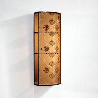 Decorative glass cabinet for bathroom