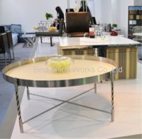 Modern Stainless Steel Coffee Table from Shanghai Manufacturer