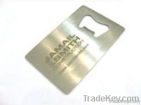 stainless steel Credit card bottle opener