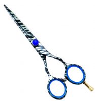 titanium colored professional hair scissors