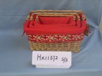 Christmas item basket