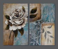 Abstract handmade Decorative flower oil painting