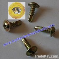 yellow zinc coating pan head self-drilling screw