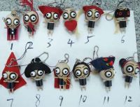 key chains, voodoo dolls, key chain doll, fashion dolls, promotion gifts