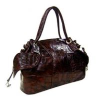 CROCODILE LEATHER HANDBAG