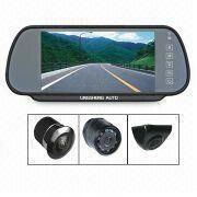 Car Rear-view System with 7-inch and 16:9 TFT-LCD Wide Screen Panel