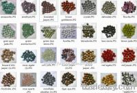 various natural semiprecious stones/gemstone round beads, ball, sphere