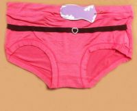 Women seamless underwear with a tape and diamonds heart accented, WP145