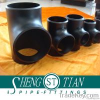 seamless carbon steel sch40 reducing tee/equal tee
