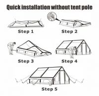 9m2 Outdoor Inflatable Camping Tent