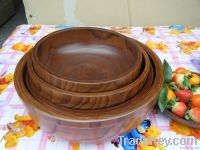 beautiful wooden bowl/restaurant bowl/soup bowl/ wooden salad bowl