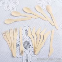 disposable bamboo cutlery/bamboo spoon/bamboo knife/bamboo fork
