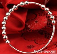 luxury handmade lady silver bracelet