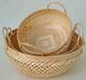 sell bamboo and rattan baskets with high quality