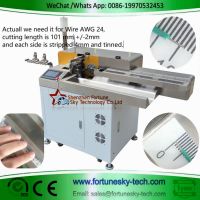Fully Automatic Double-ends Wire Cut Strip Twist Tin Dip Soldering Machine