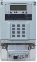 Single phase key-pad prepayment meter