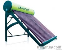 Low Pressure solar water heater