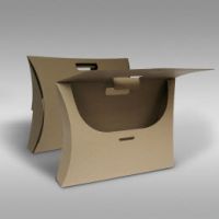 Recycled Cardboard Briefcases - Customizable version