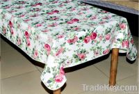 Country rose pvc table cloth