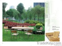 Garden extension dining table set