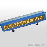 Taxi roof led display