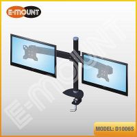 Double vertical monitor stands