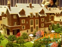 Miniature Townhouse Building Model Maker (jw-25)