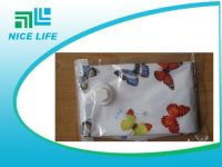 Vacuum compressed storage bag for bedding and cloths