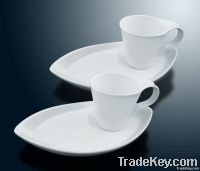 porcelain, stoneware cup&saucer