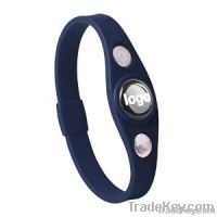 Silicone Energy Bracelet with Hologram with Negative Ion