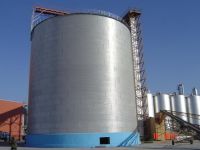 Bulk grain storage silo