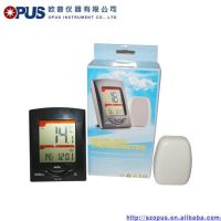 digital wireless thermometer with alarm clock