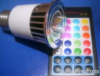 5W RGB LED bulb lighting