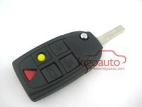 Flip key complete replacement shell for VOLVO